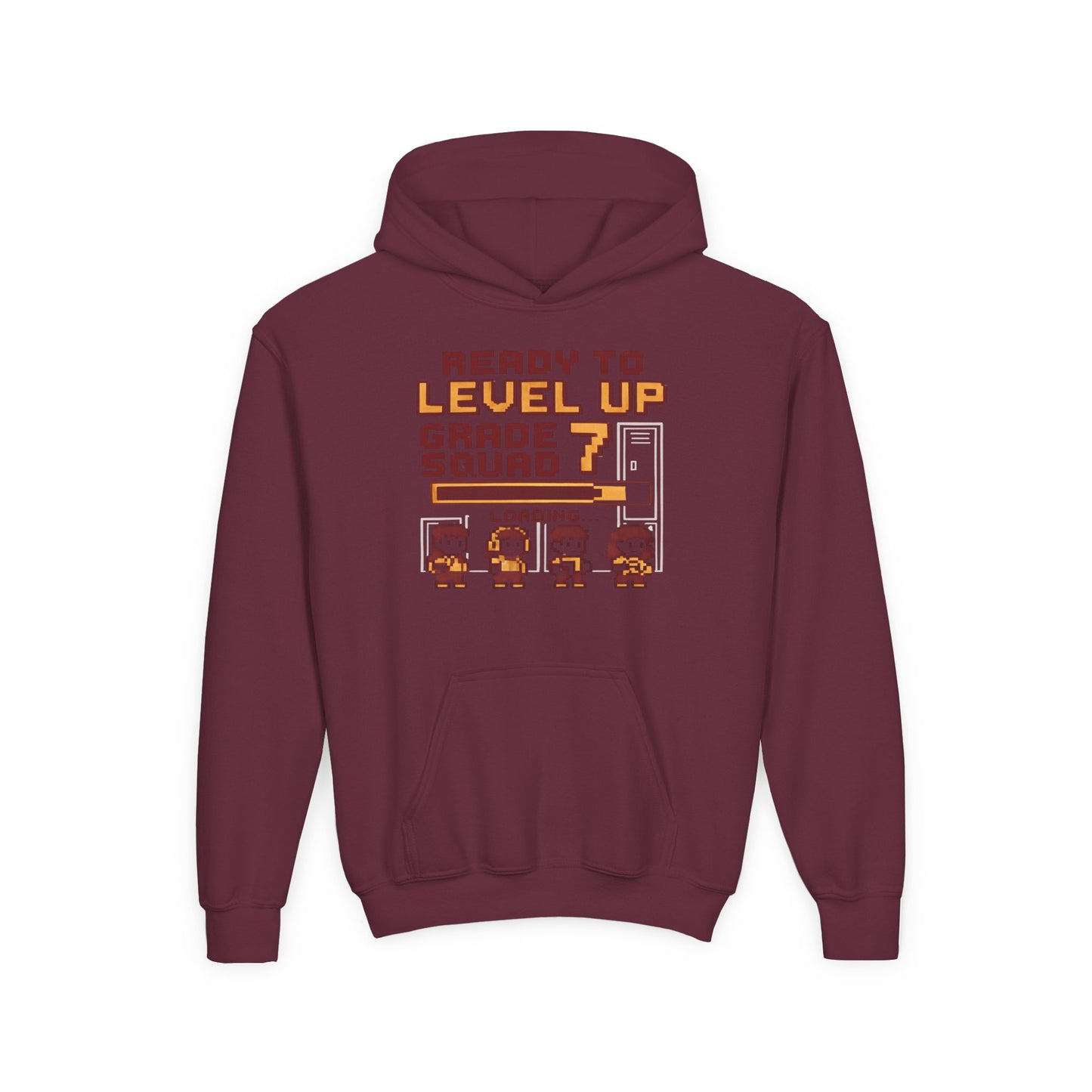 Level Up Quest, Hoodies for Back to School, Cool Hoodie for Back to School