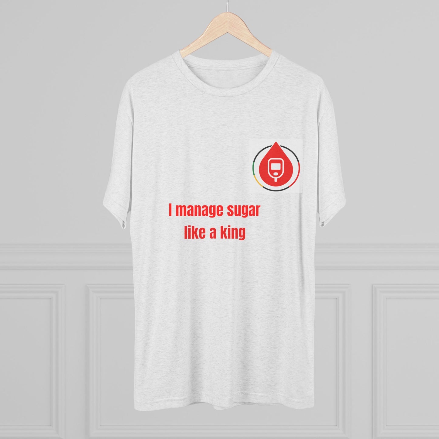 Sugar Management Crew Tee, Funny Diabetes Shirt, Unisex T-shirt, Health Awareness Tee, Gift for Diabetics