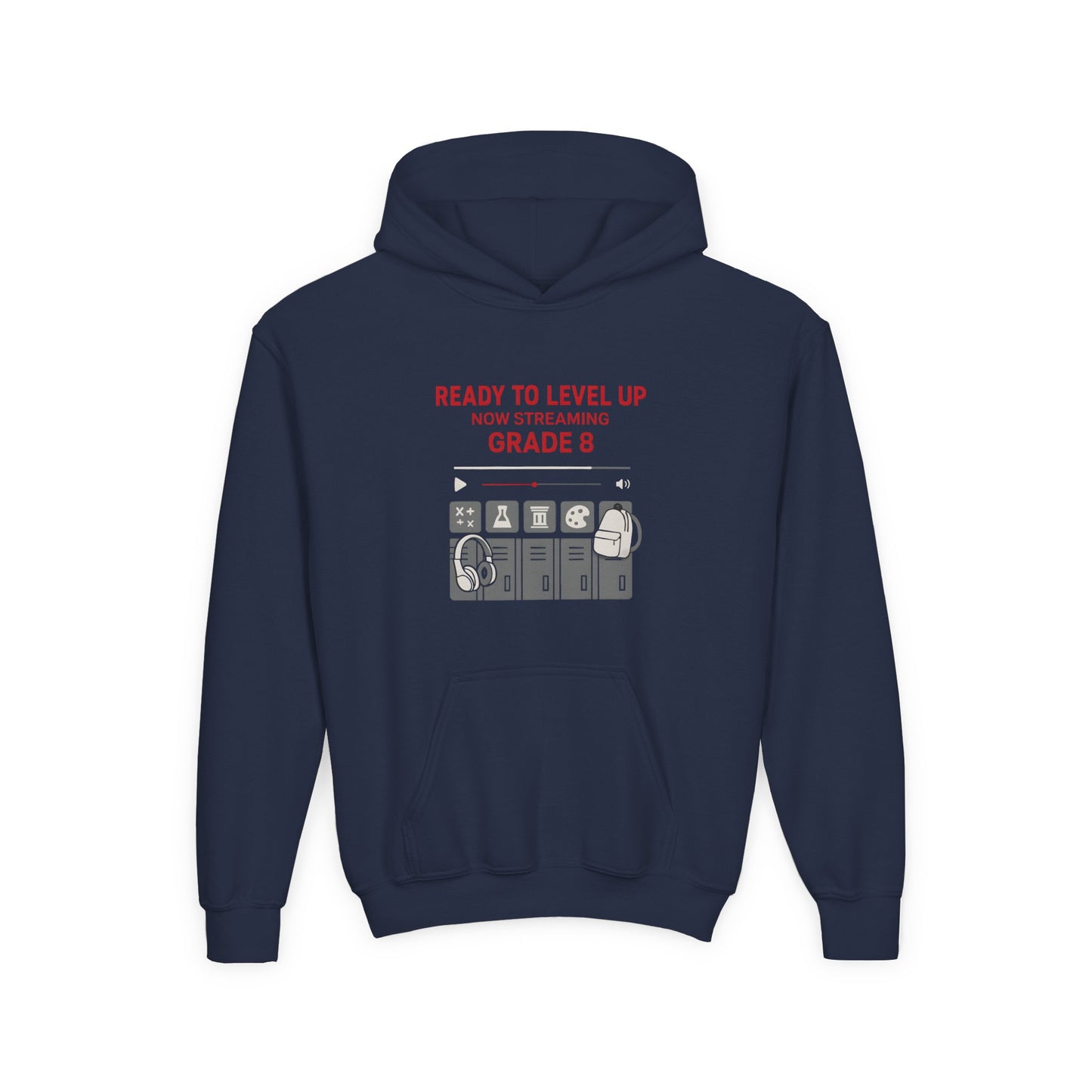 "Ready to Level Up" Youth Hooded Sweatshirt - Perfect for Back to School, Gaming Fans, or Fun Celebrations, Cozy Everyday Wear, Great [...]