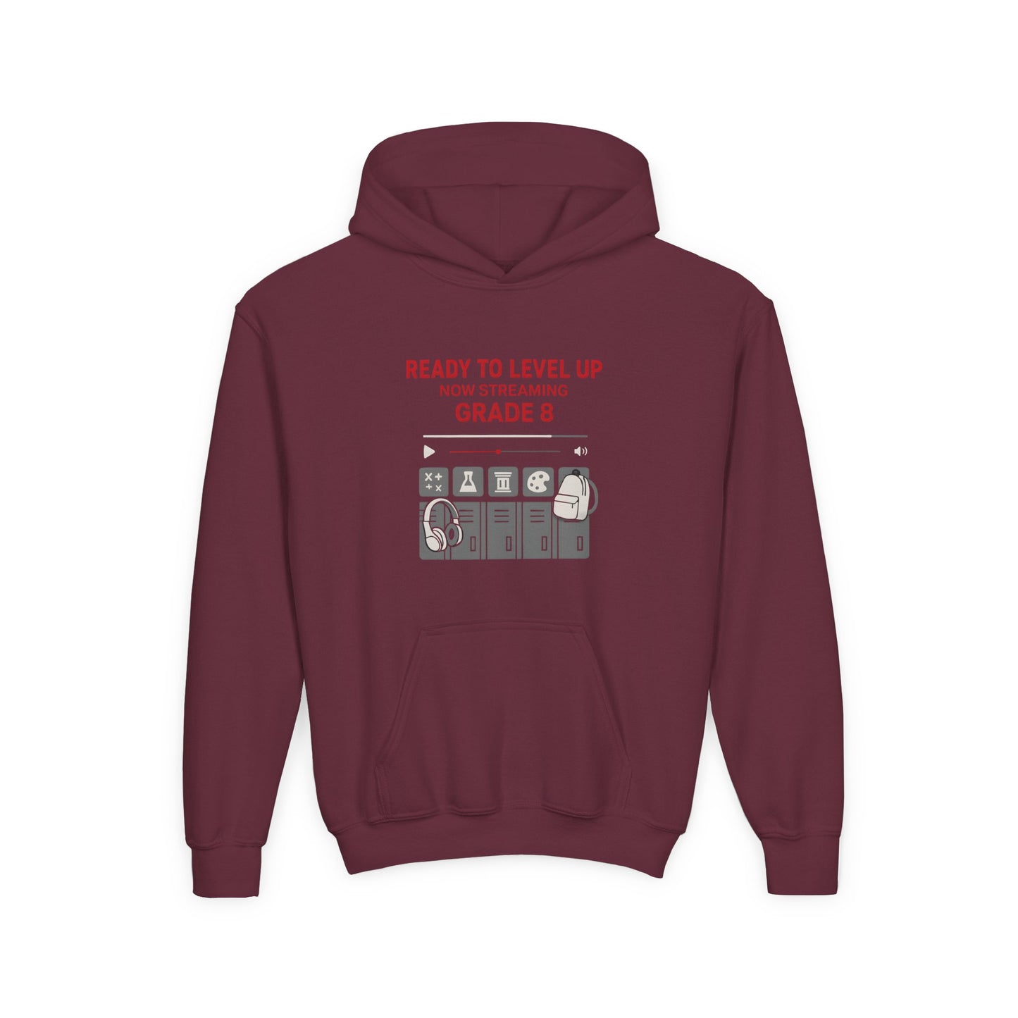 "Ready to Level Up" Youth Hooded Sweatshirt - Perfect for Back to School, Gaming Fans, or Fun Celebrations, Cozy Everyday Wear, Great [...]