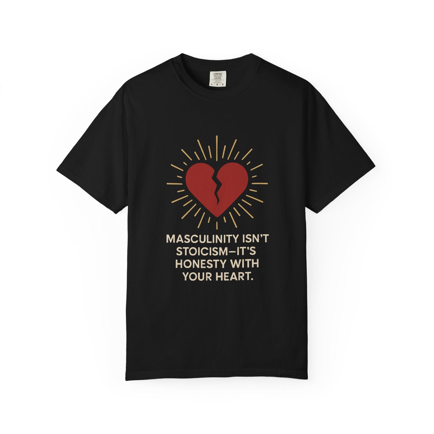 Heartfelt Message T-Shirt for Men, Unisex Garment-Dyed Tee, Casual Wear, Self-Care Gift, Men's Mental Health Awareness, Honest [...]