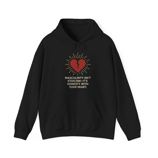 Heartfelt Affirmation Hoodie - Unisex Heavy Blend Sweatshirt, Cozy Gift, Casual Wear, Self-Care Reminder, Modern Style, Gender-Neutral