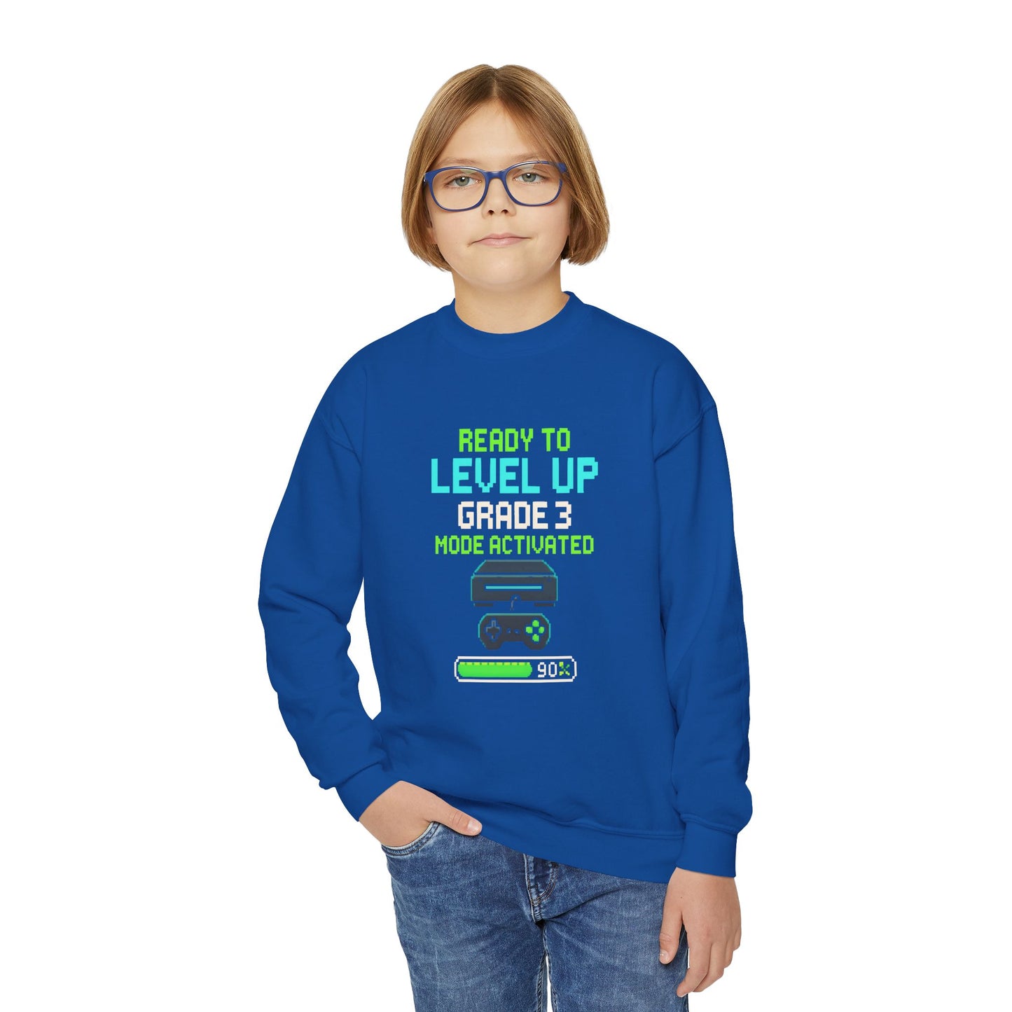 Retro Gaming Glory Sweatshirt for Back to School
