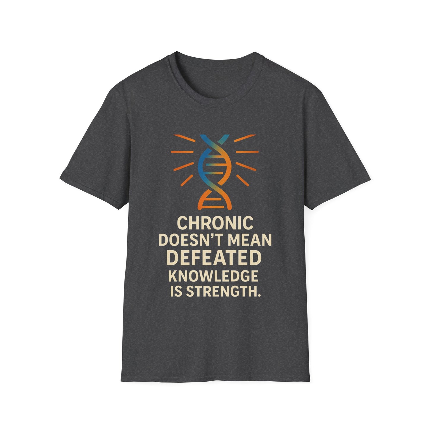 Chronic Strength T-Shirt | Unisex Softstyle Tee | Empowering Quote Shirt | Gift for Chronic Illness Awareness | Supportive Apparel