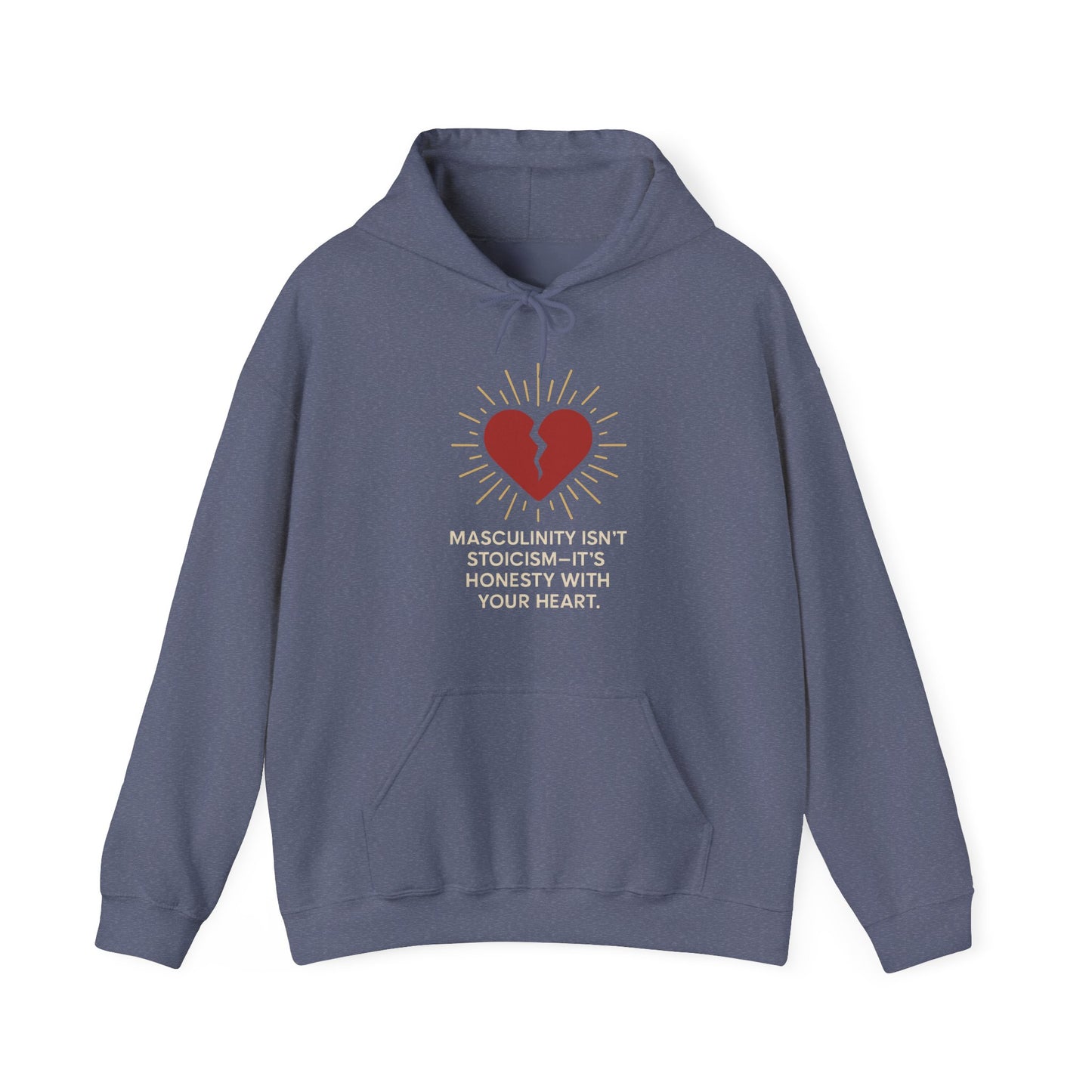Heartfelt Affirmation Hoodie - Unisex Heavy Blend Sweatshirt, Cozy Gift, Casual Wear, Self-Care Reminder, Modern Style, Gender-Neutral