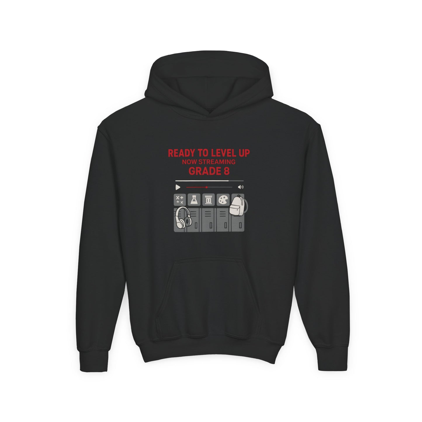 "Ready to Level Up" Youth Hooded Sweatshirt - Perfect for Back to School, Gaming Fans, or Fun Celebrations, Cozy Everyday Wear, Great [...]