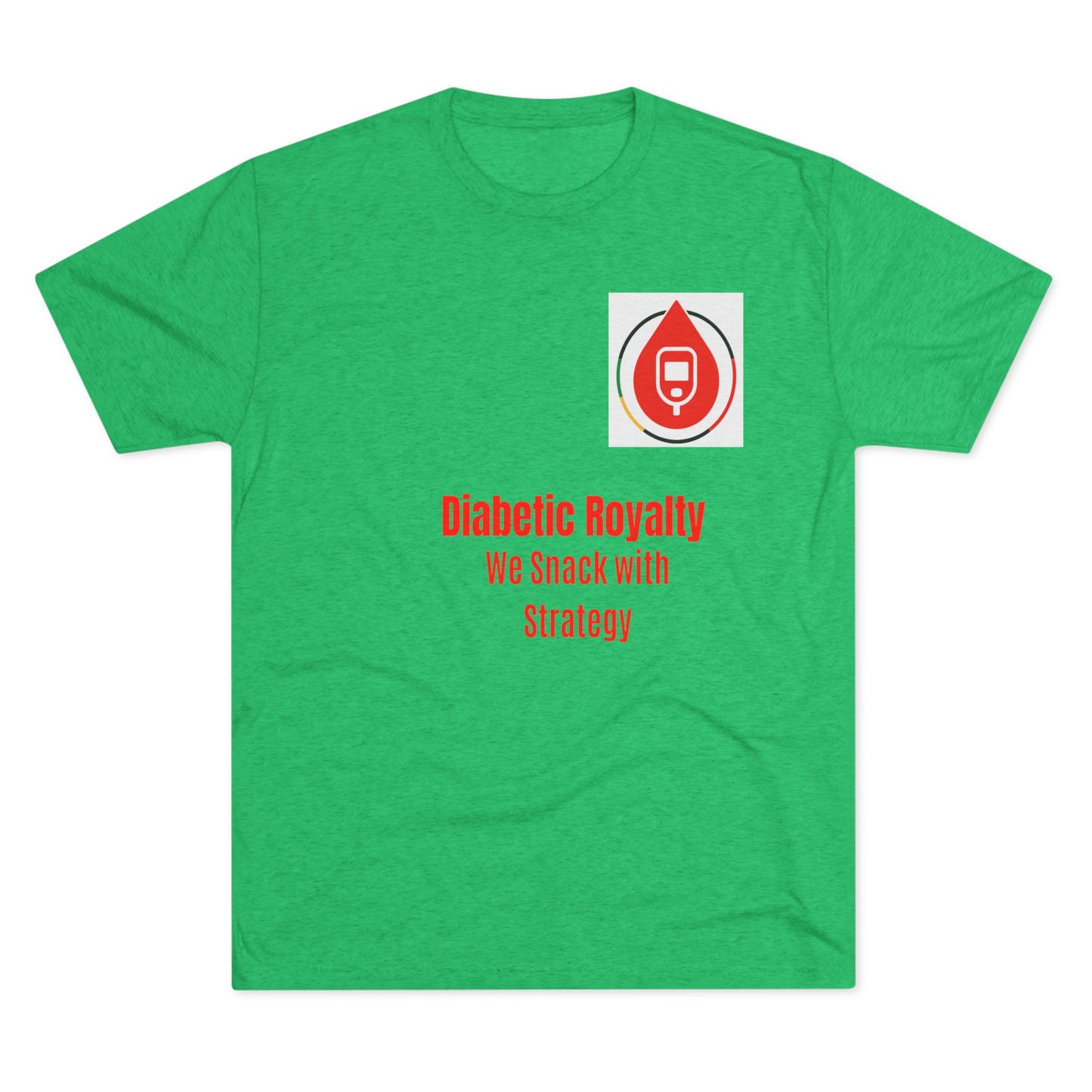 Regal Drops of Resilience, Sugar Management Crew Tee, Diabetes Management T-Shirt, Diabetes Awareness T-Shirt