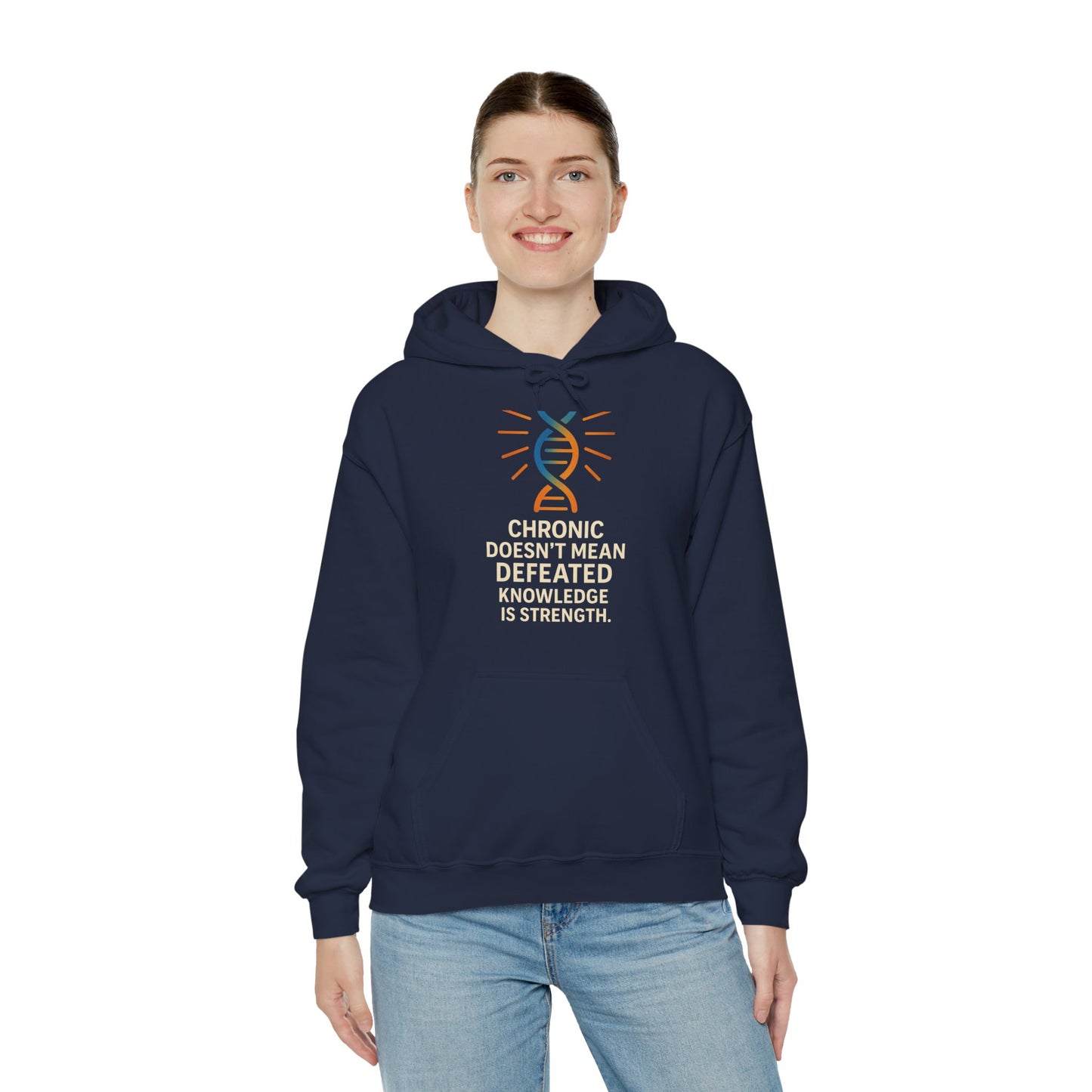 Chronic Strength Hoodie - Inspirational Sweatshirt for Empowerment, Gift for Chronic Illness Support, Cozy Wear for Any Occasion, [...]