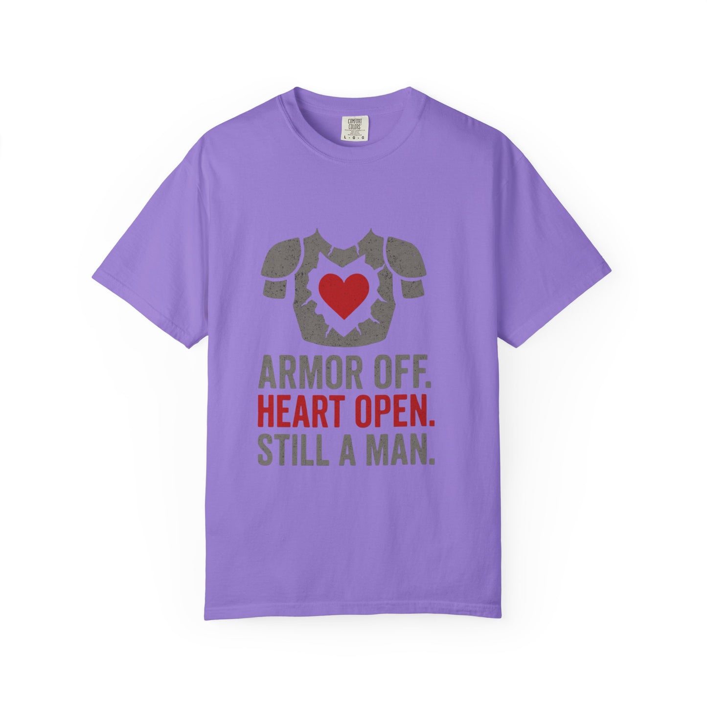 Heartfelt Armor Unisex T-shirt - Empowering Gift for Men, Casual Wear, Motivational Apparel, Heart Open Design, Thoughtful Shirt for [...]