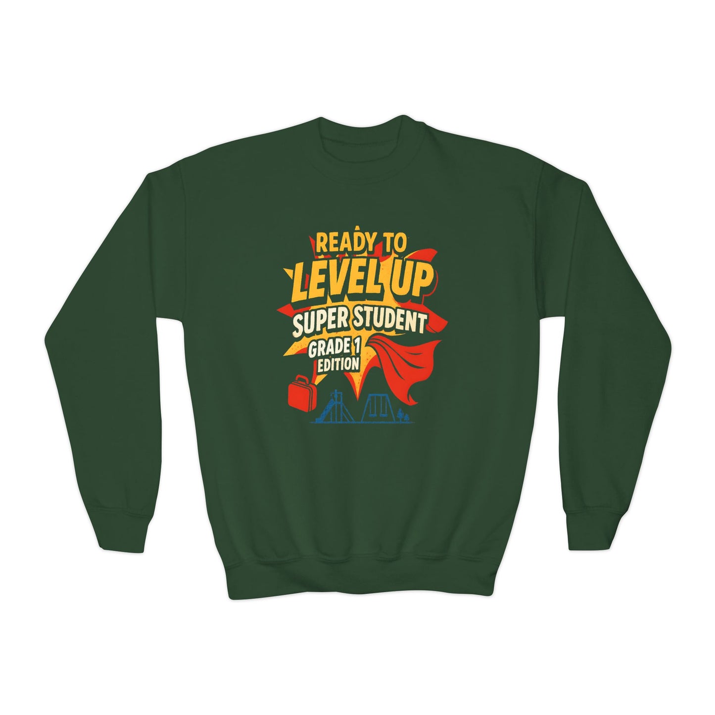 Super Student Level Up Sweatshirt for Back to School