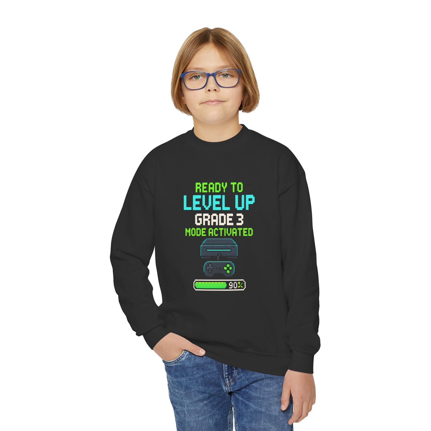 Retro Gaming Glory Sweatshirt for Back to School