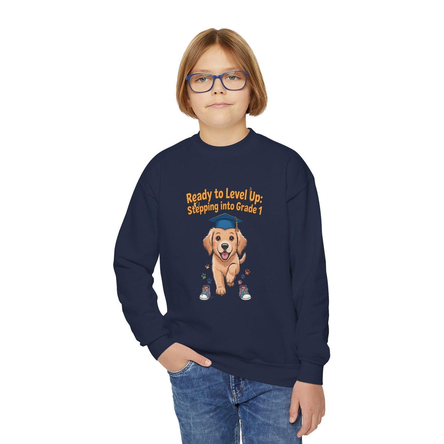 Paw Prints of Progress Sweatshirt for Back to School