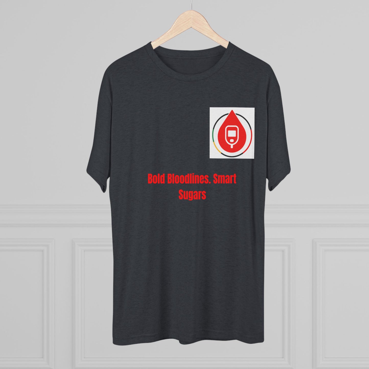 Diabetes Awareness Campaign T-shirts, Bloodline Metrics, Sugar Management Crew Tee