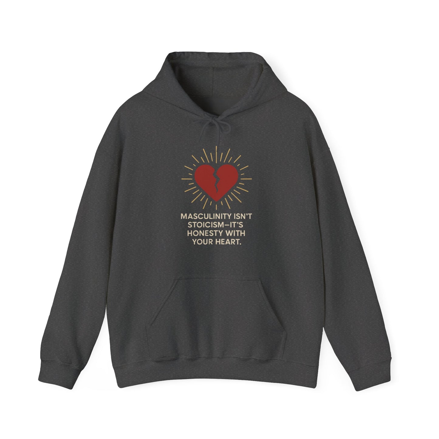 Heartfelt Affirmation Hoodie - Unisex Heavy Blend Sweatshirt, Cozy Gift, Casual Wear, Self-Care Reminder, Modern Style, Gender-Neutral