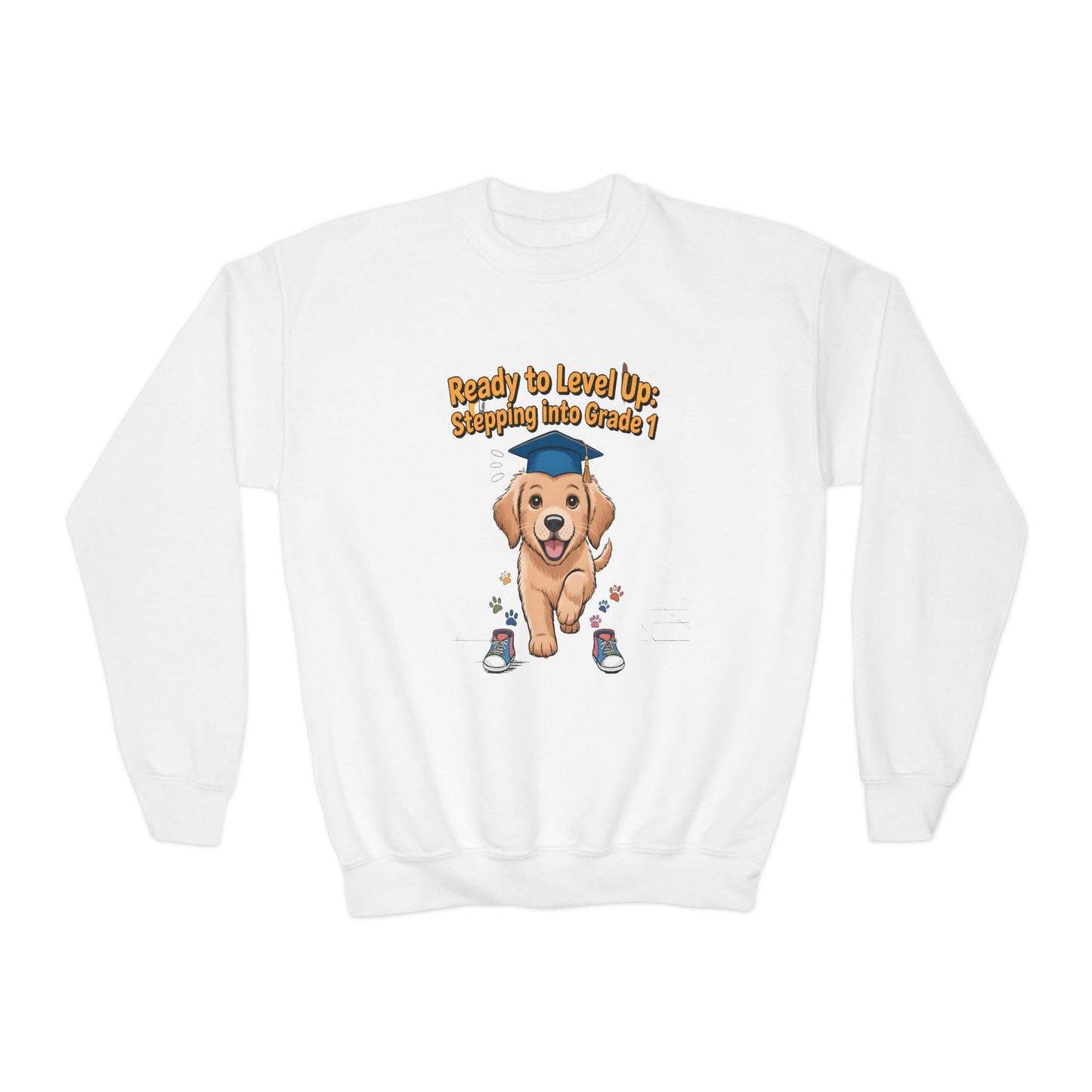Paw Prints of Progress Sweatshirt for Back to School