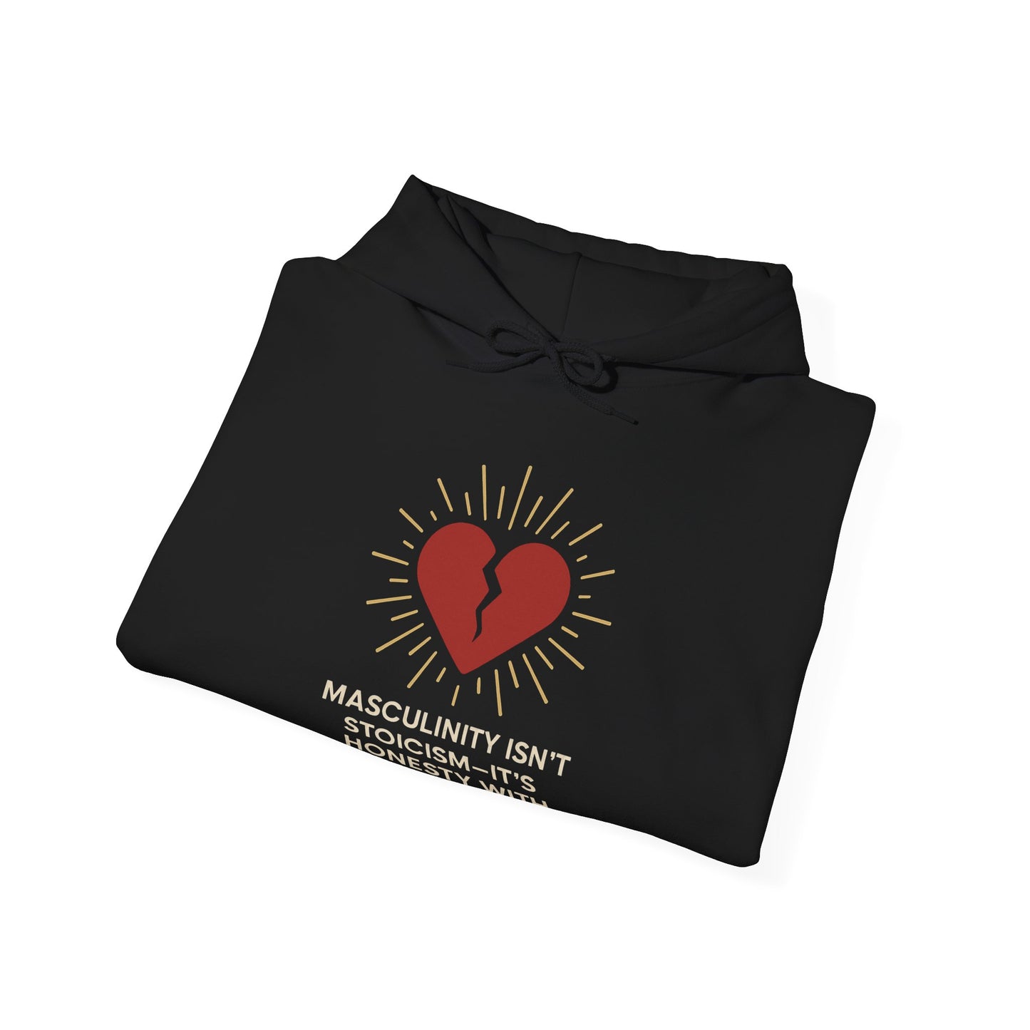 Heartfelt Affirmation Hoodie - Unisex Heavy Blend Sweatshirt, Cozy Gift, Casual Wear, Self-Care Reminder, Modern Style, Gender-Neutral