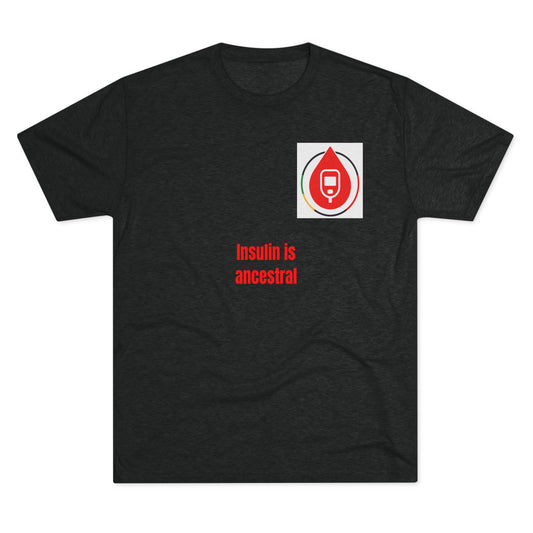 Diabetes Awareness Campaign T-shirts, Insulin's Ancestral Legacy, Sugar Management Crew Tee
