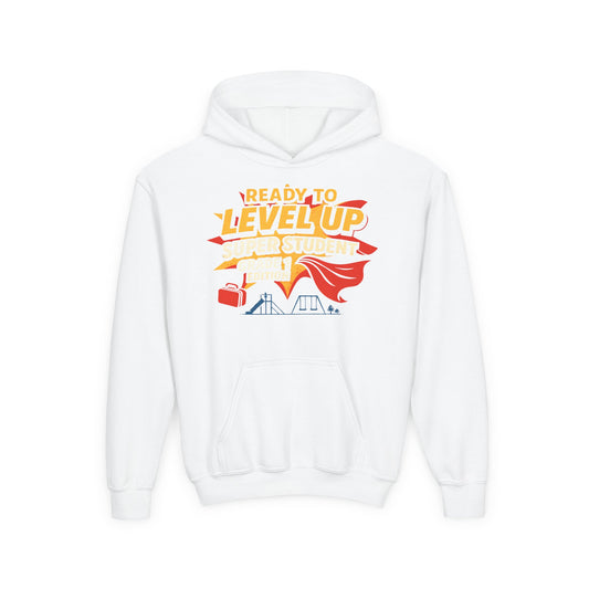 Superhero School Adventure Hoodie for Back to School, Cool Back to School Hoodie