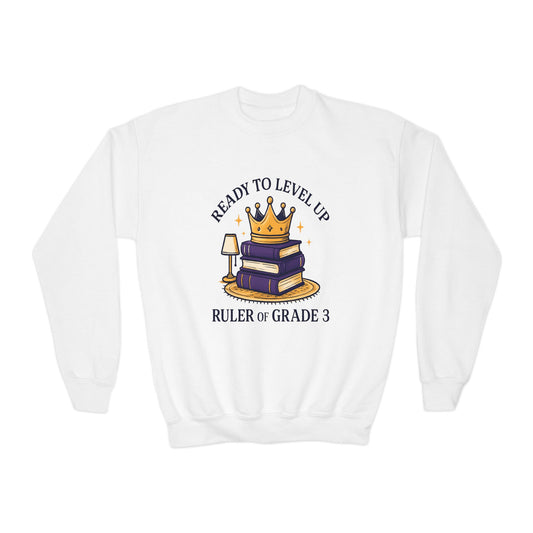 Crowned Learner Sweatshirt for Back to School