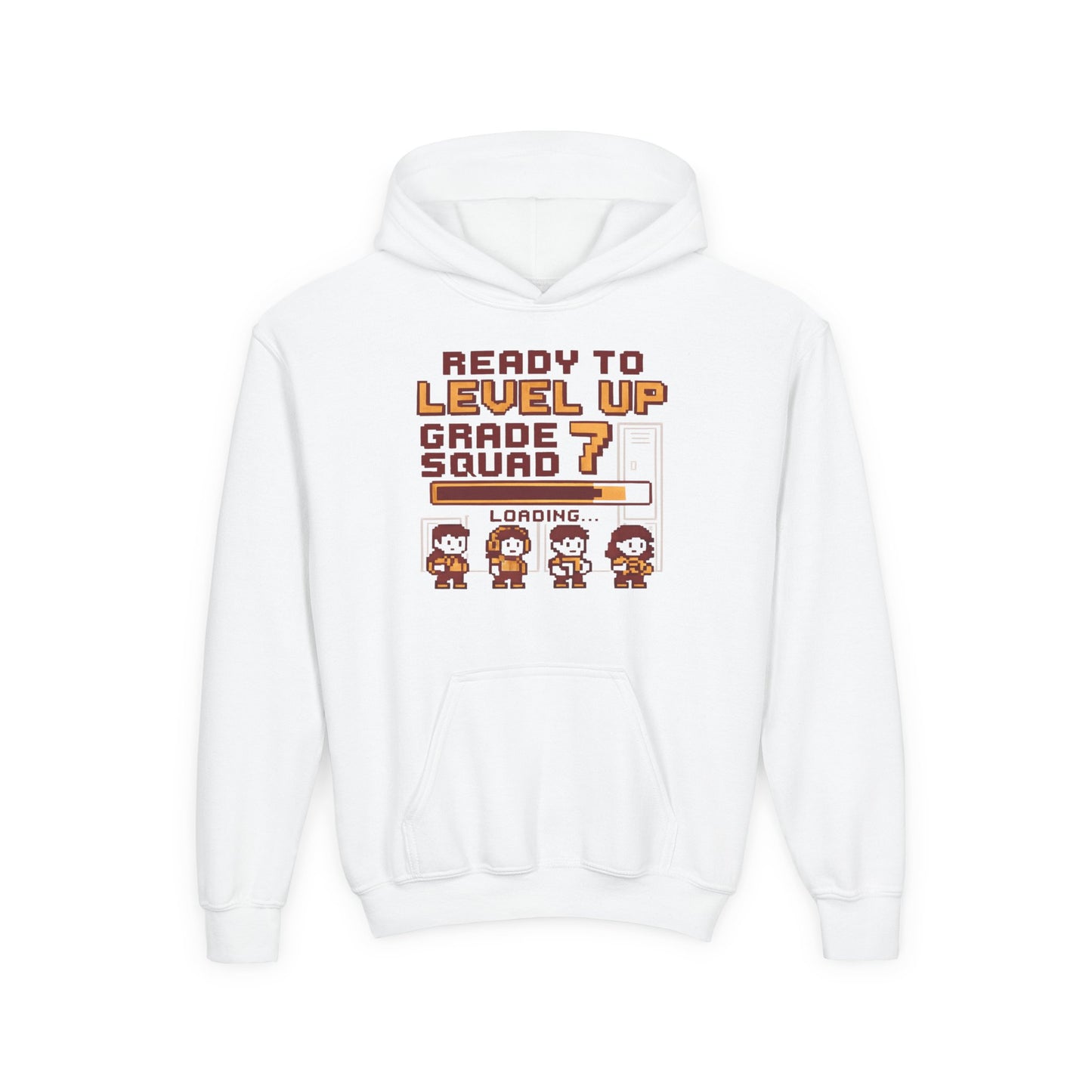 Level Up Quest, Hoodies for Back to School, Cool Hoodie for Back to School