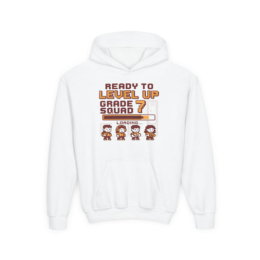 Level Up Quest, Hoodies for Back to School, Cool Hoodie for Back to School