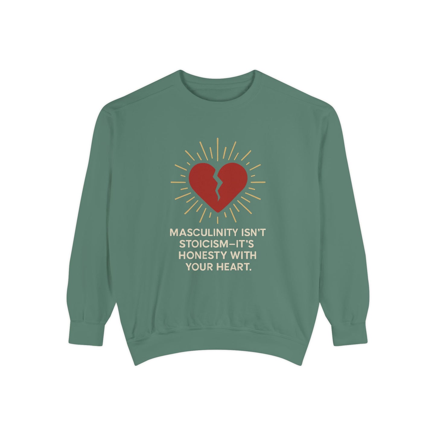Heartfelt Unisex Sweatshirt - Perfect for Open Conversations, Gifts for Men, Casual Comfort Wear, Self-Expression Apparel