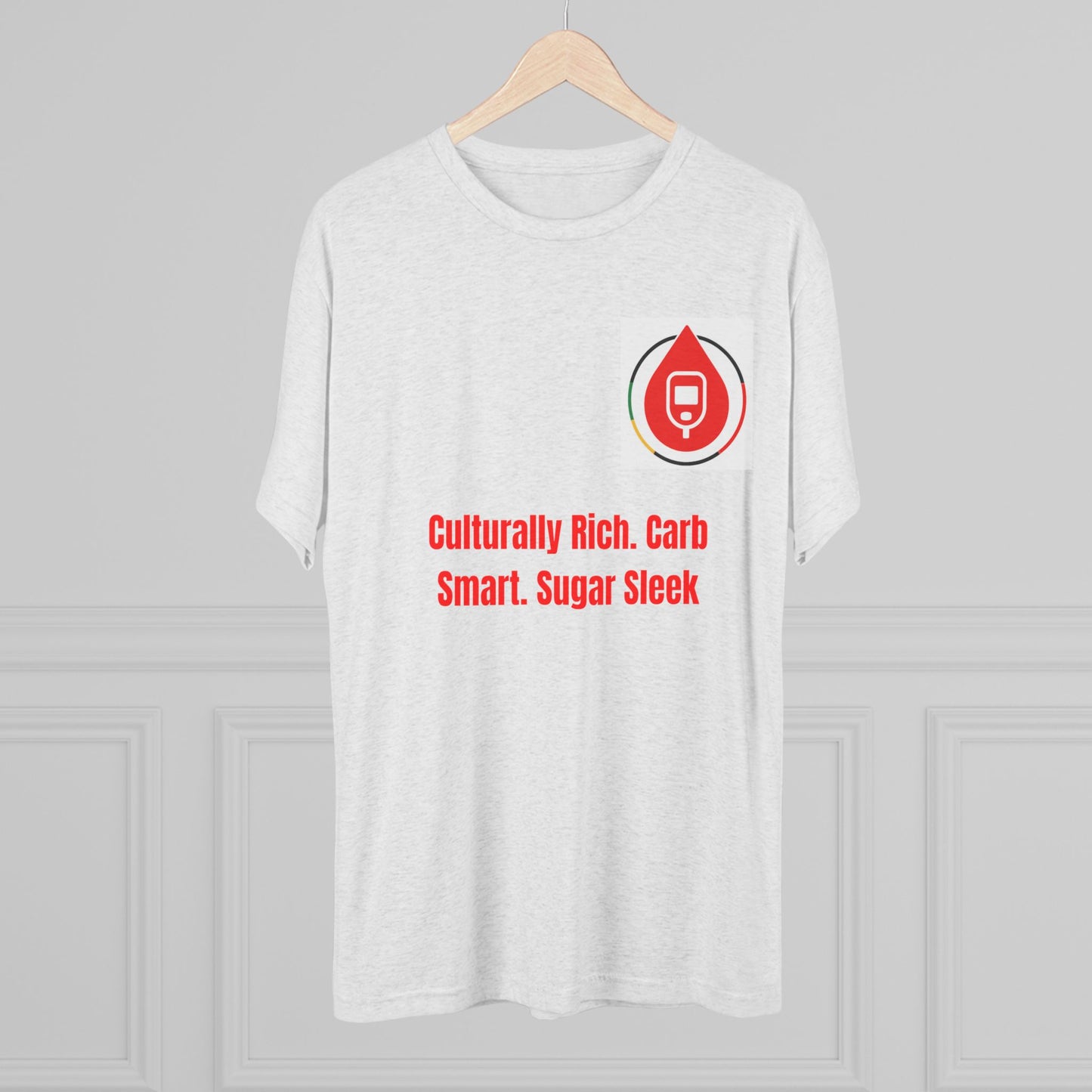 Drop of Culture, Sugar Management Crew Tee, Diabetes Management Tee, Diabetes Awareness T-Shirt