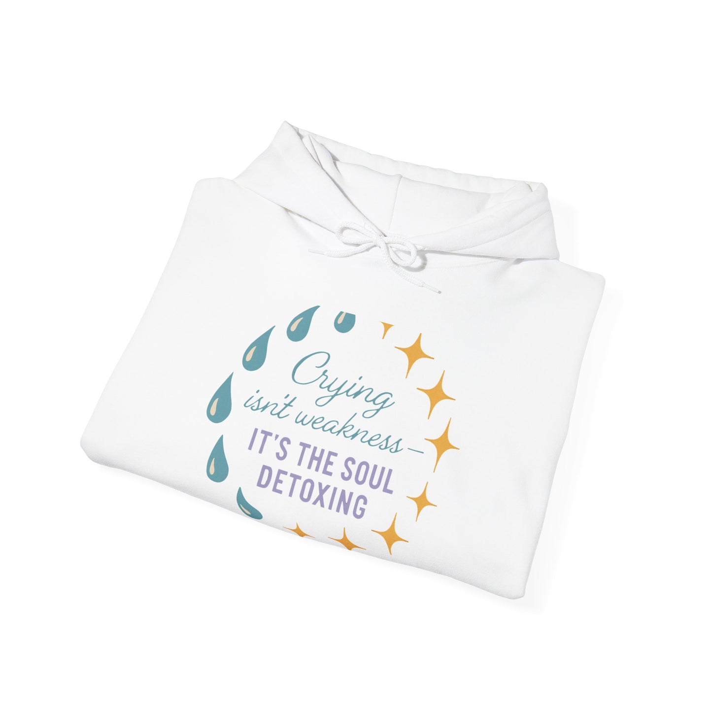 Soul Detoxing Hooded Sweatshirt | Cozy Unisex Pullover for Self-Care, Inspirational Gift, Perfect for Relaxation, Mindfulness, Recovery