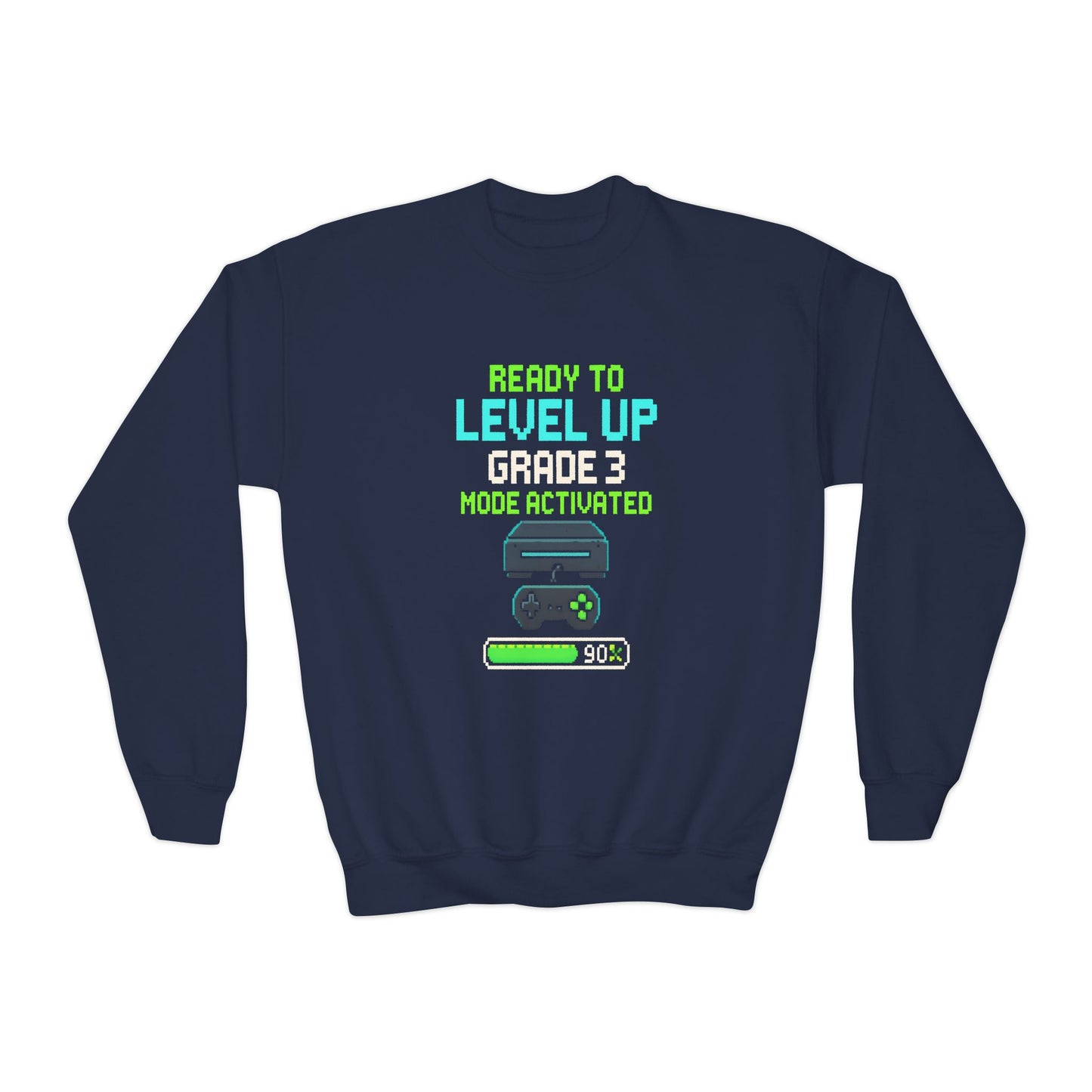 Retro Gaming Glory Sweatshirt for Back to School