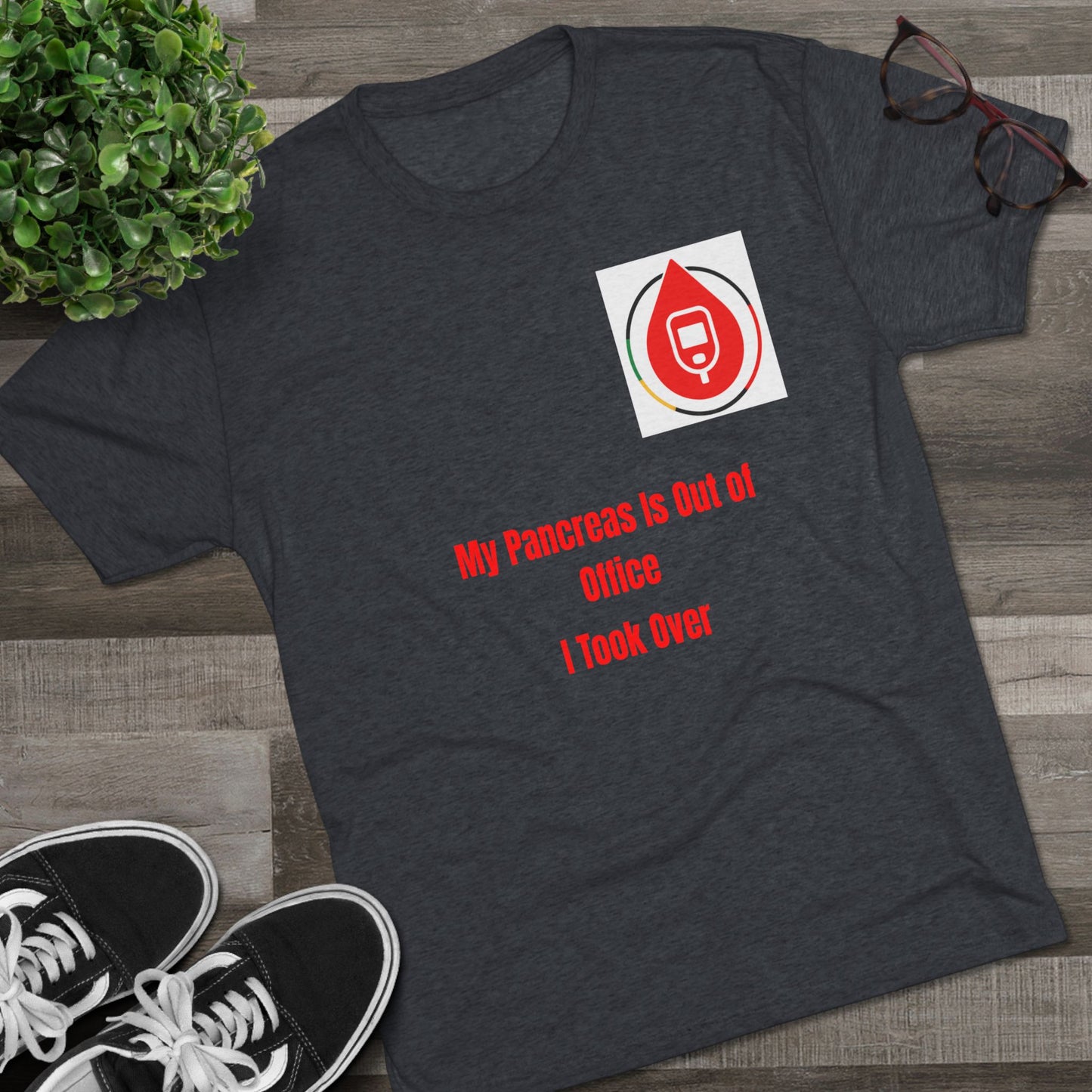 Pancreas on Pause, Sugar Management Crew Tee, Diabetes Management Apparel, Diabetes Awareness T-Shirt