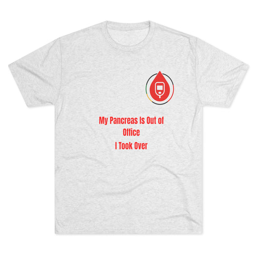 Pancreas on Pause, Sugar Management Crew Tee, Diabetes Management Apparel, Diabetes Awareness T-Shirt