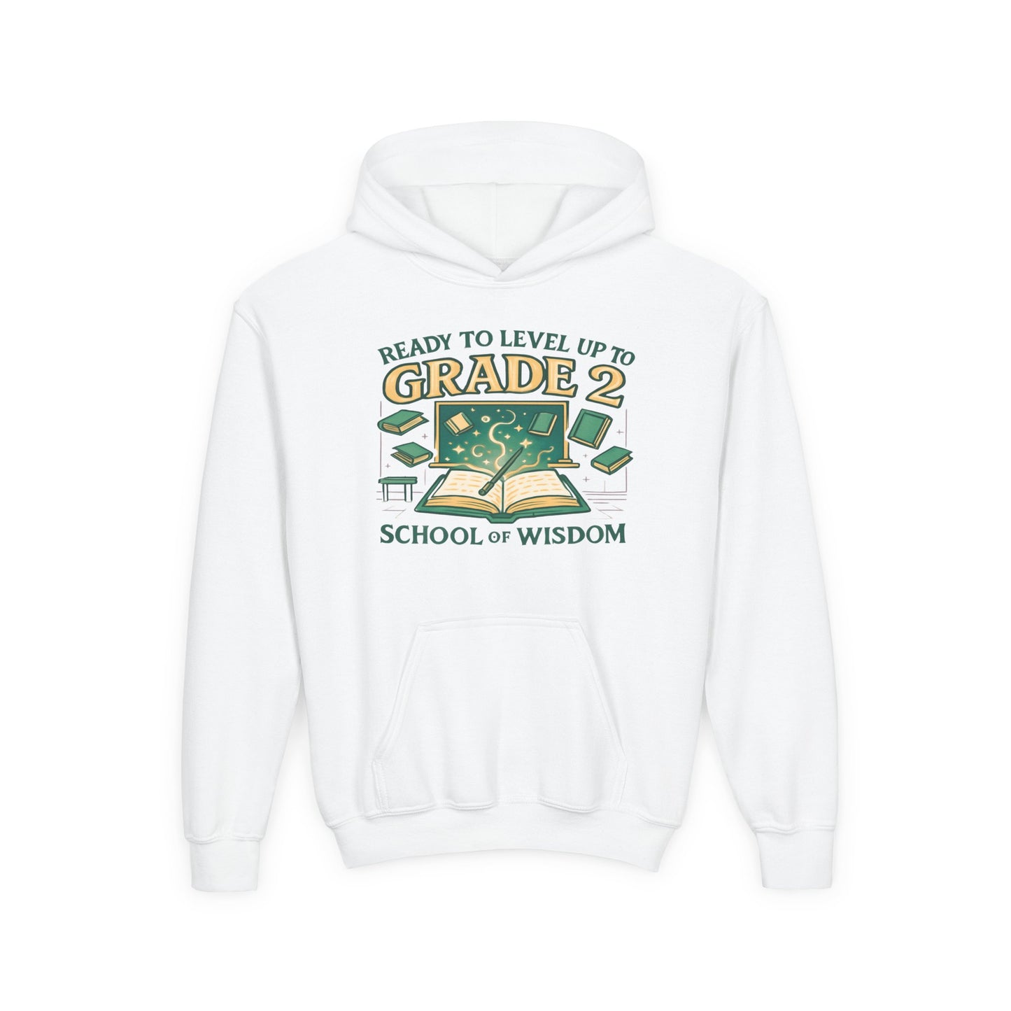 Magic Pages of Learning, Back to School Hoodies, Cool Hoodie for Back to School