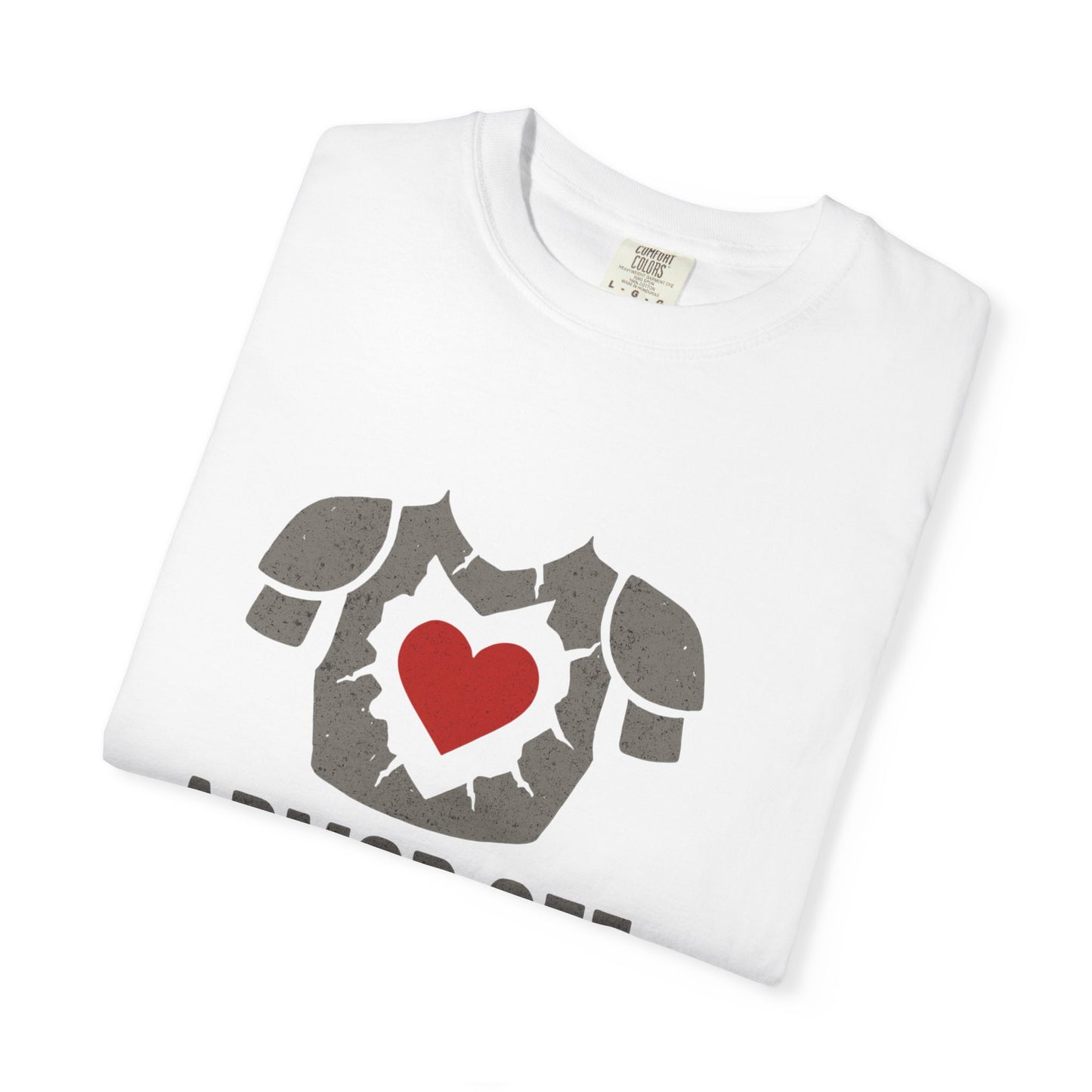 Heartfelt Armor Unisex T-shirt - Empowering Gift for Men, Casual Wear, Motivational Apparel, Heart Open Design, Thoughtful Shirt for [...]