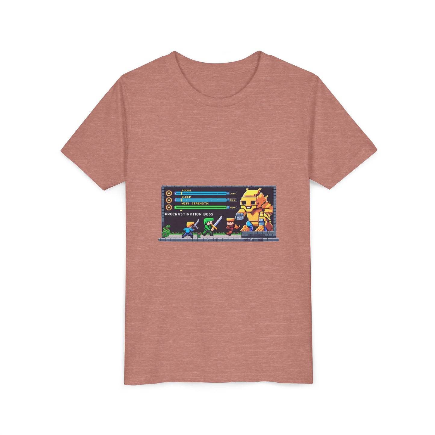 Retro Gaming Youth Tee, Fun Graphic Shirt for Kids, Perfect for Birthdays, Holidays, and Playtime, Geeky Gift Idea, Video Game Vibes