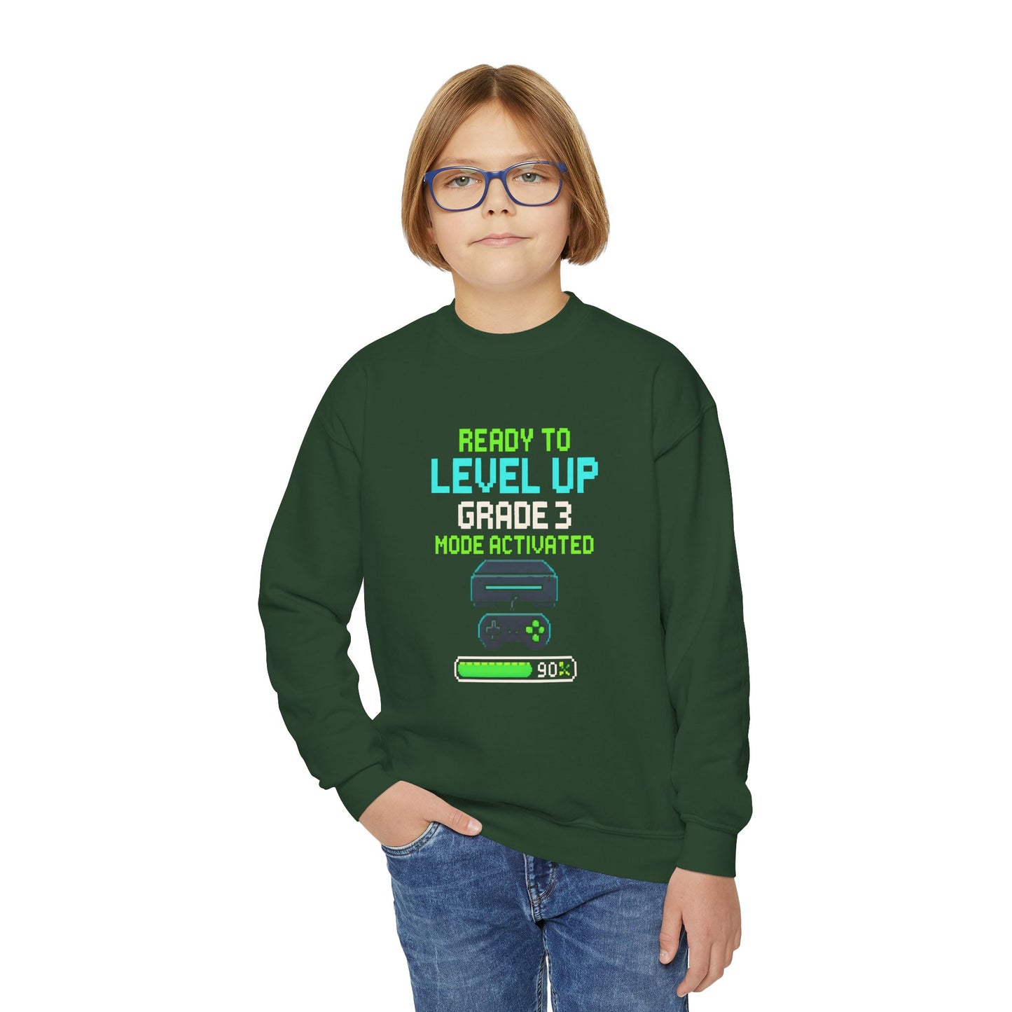 Retro Gaming Glory Sweatshirt for Back to School