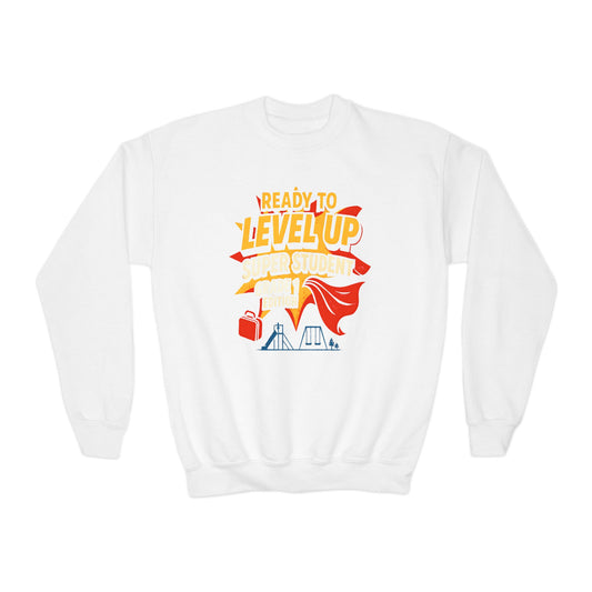 Super Student Level Up Sweatshirt for Back to School