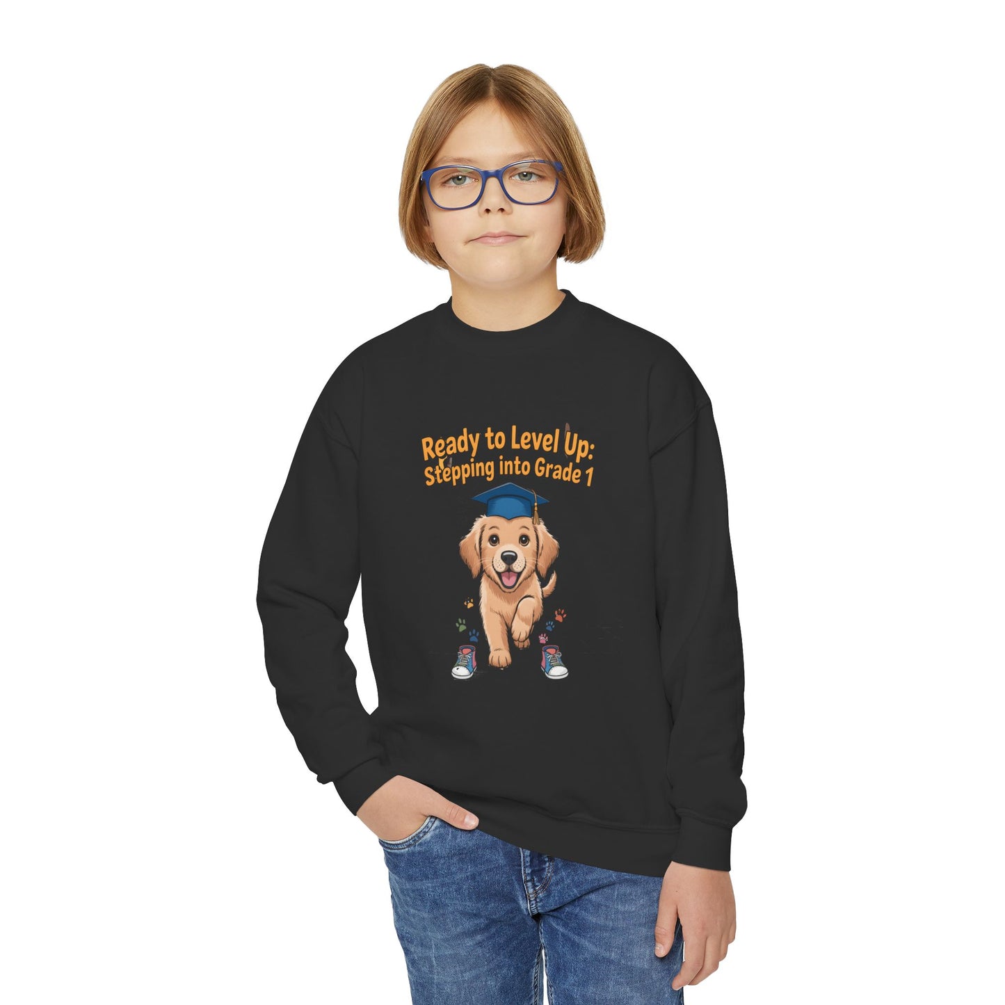 Paw Prints of Progress Sweatshirt for Back to School