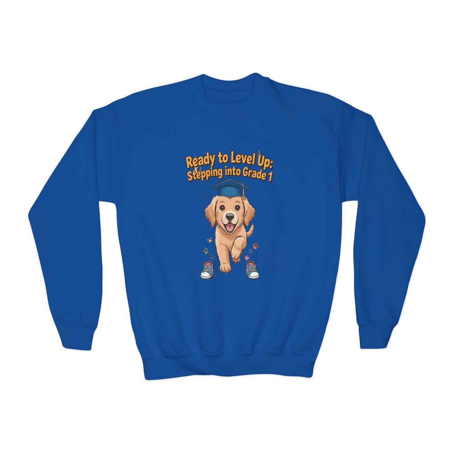 Paw Prints of Progress Sweatshirt for Back to School