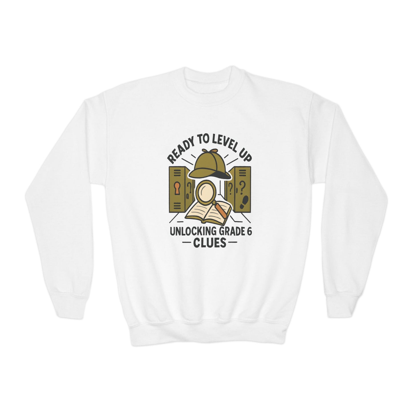 Clue Quest Sweatshirt for Back to School