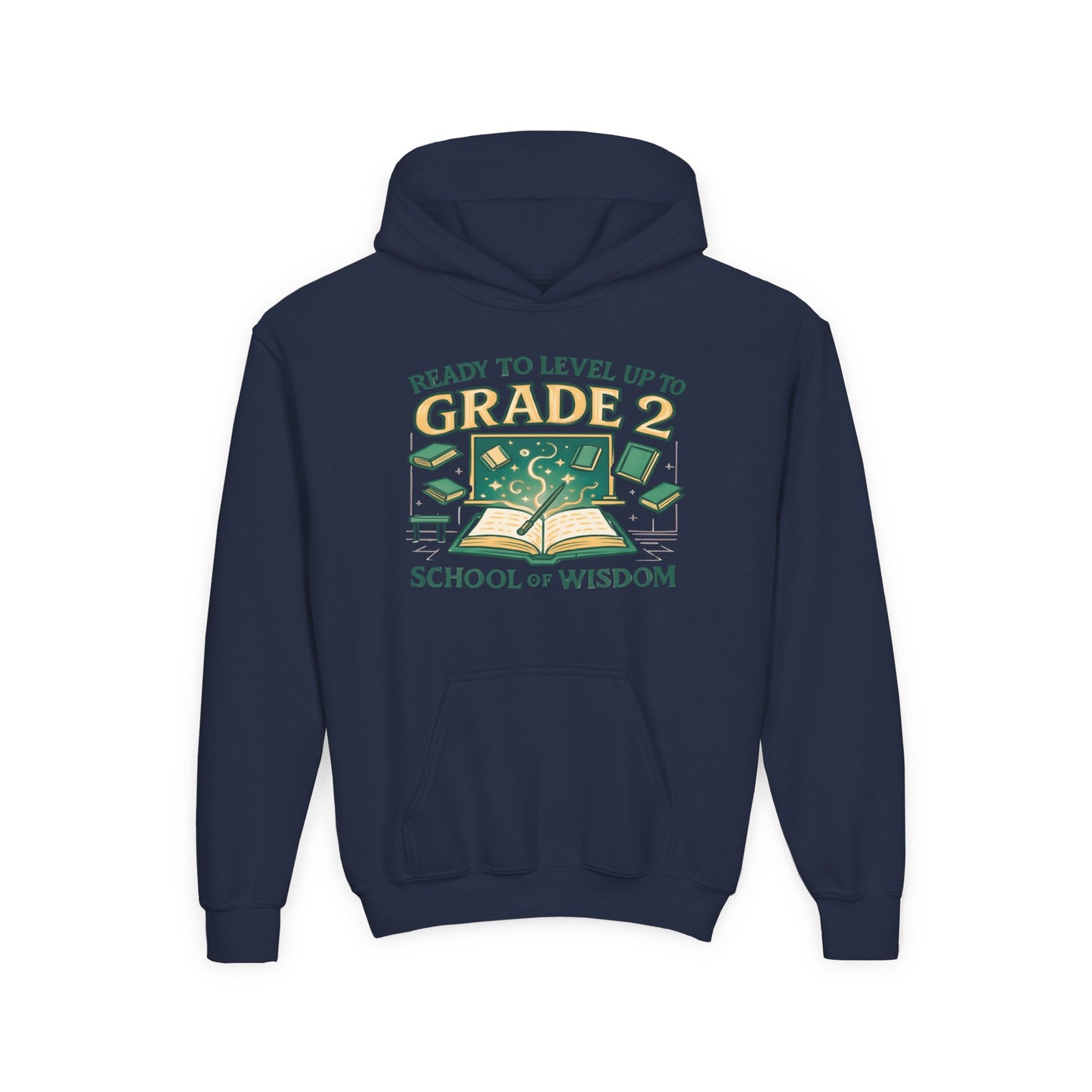 Magic Pages of Learning, Back to School Hoodies, Cool Hoodie for Back to School