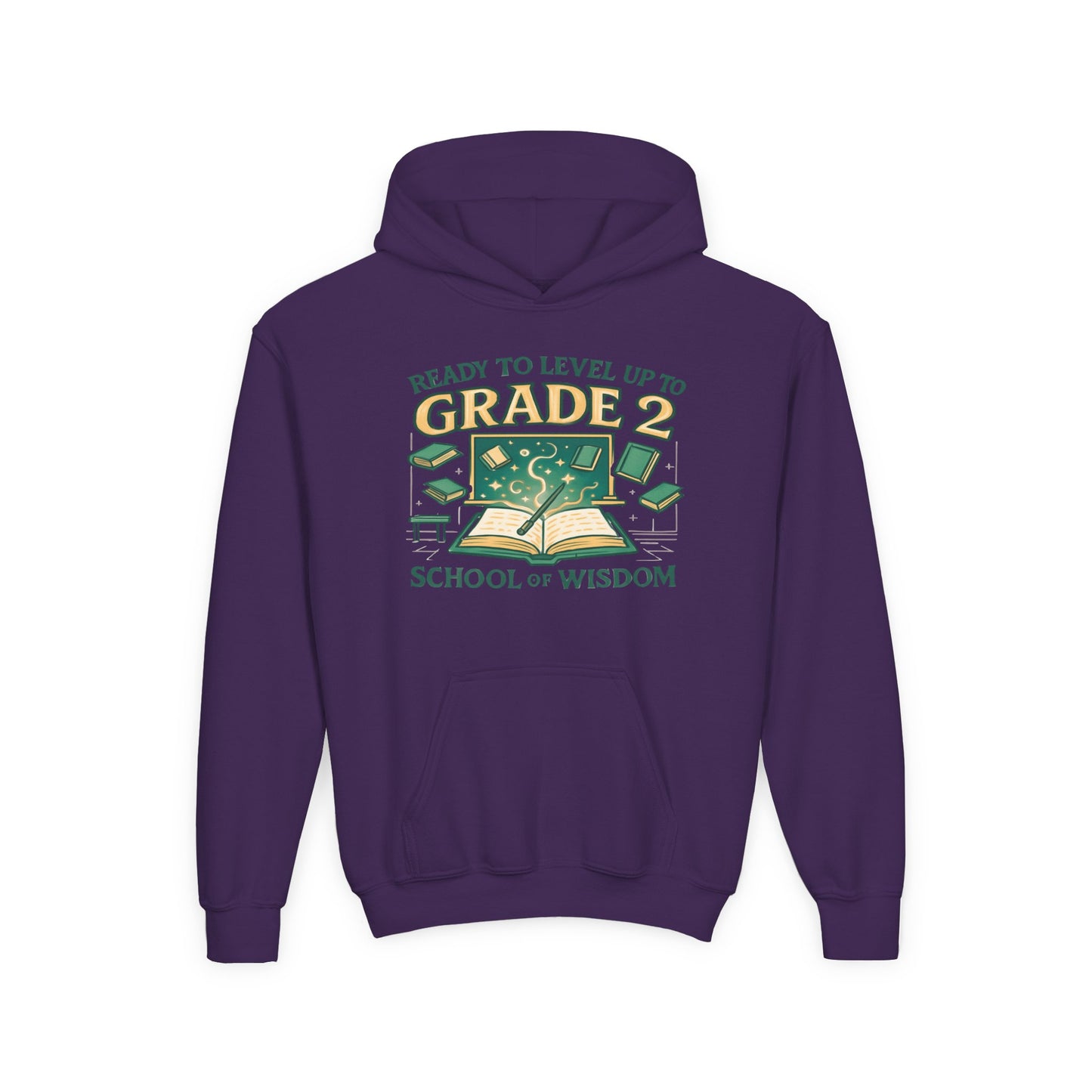 Magic Pages of Learning, Back to School Hoodies, Cool Hoodie for Back to School