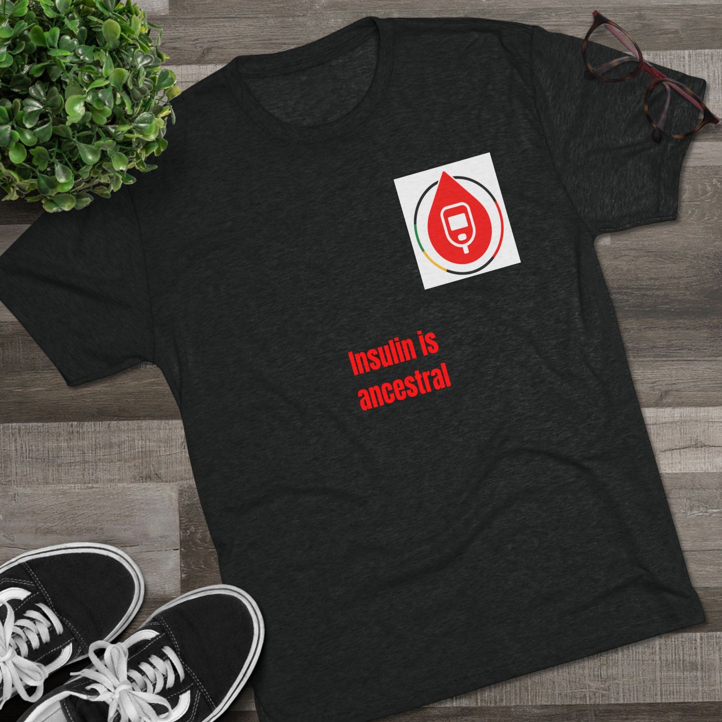 Diabetes Awareness Campaign T-shirts, Insulin's Ancestral Legacy, Sugar Management Crew Tee