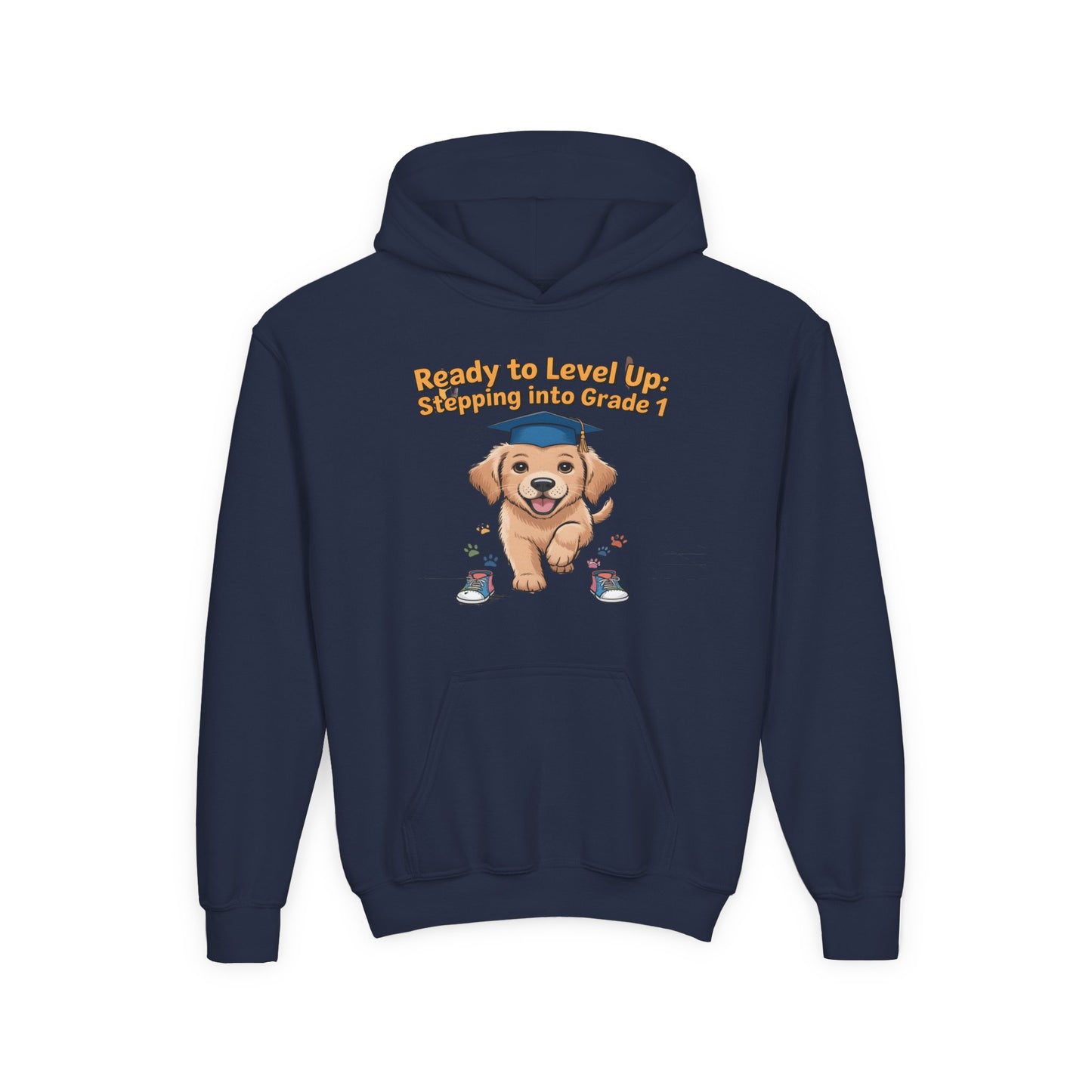 Puppy's First Day Hoodie for Back to School, Cool Back to School Hoodie