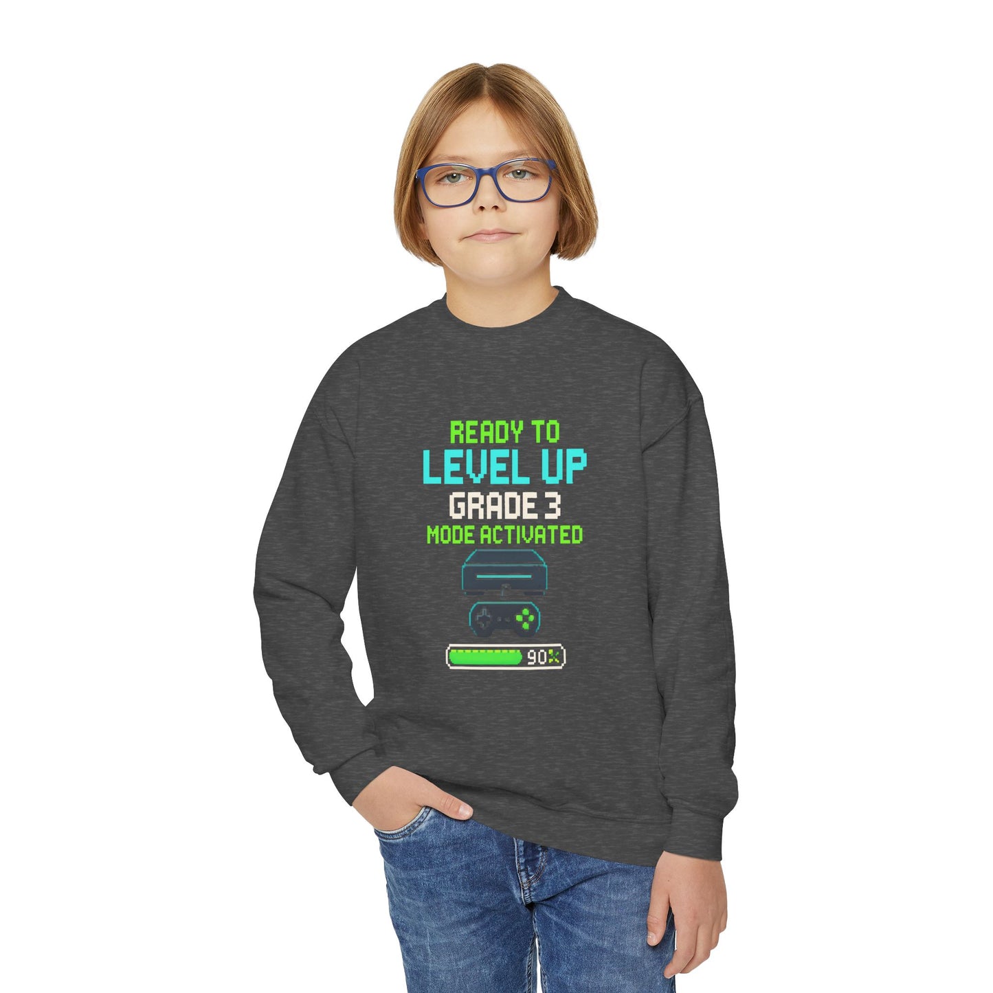 Retro Gaming Glory Sweatshirt for Back to School