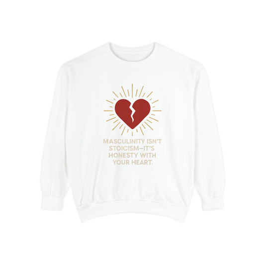 Heartfelt Unisex Sweatshirt - Perfect for Open Conversations, Gifts for Men, Casual Comfort Wear, Self-Expression Apparel