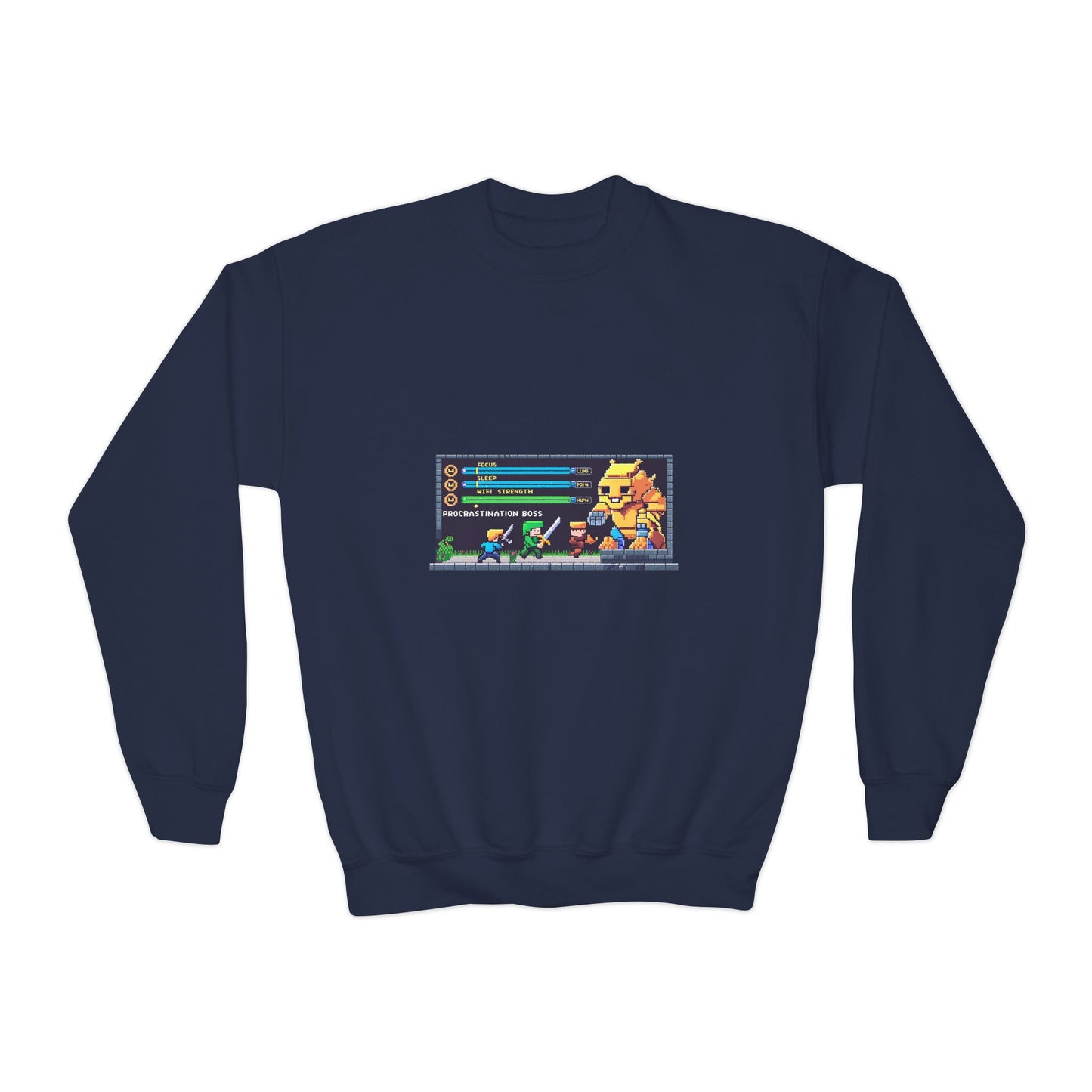 Youth Crewneck Sweatshirt with Fun Animal Design, Cozy Jumper for Kids, Perfect Gift for Birthdays, Holidays, & Everyday Wear
