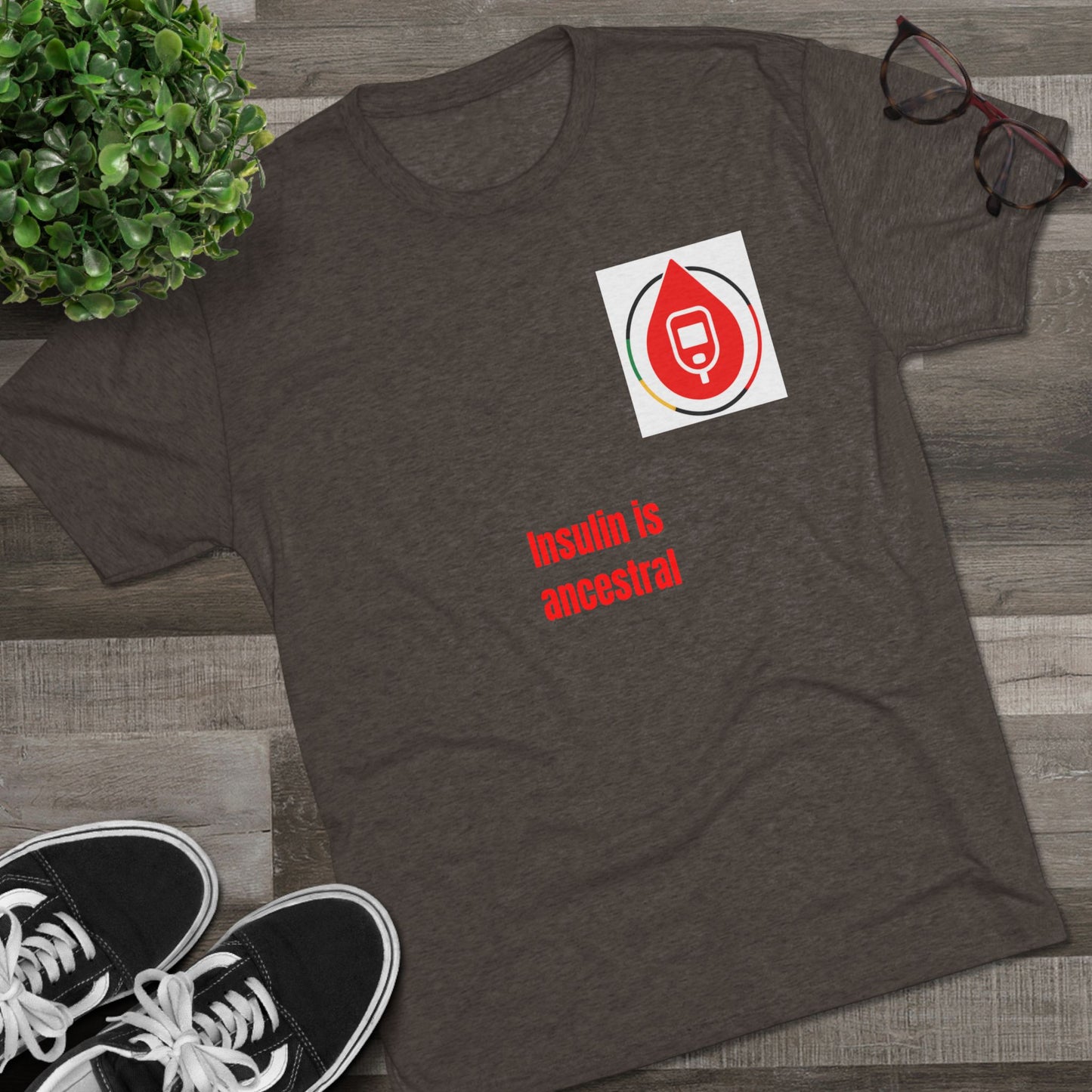 Diabetes Awareness Campaign T-shirts, Insulin's Ancestral Legacy, Sugar Management Crew Tee