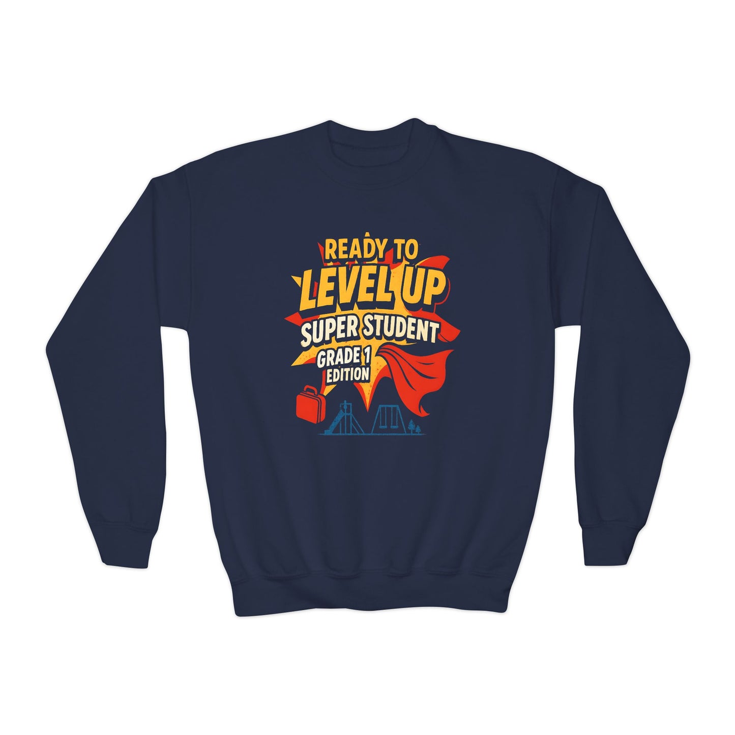 Super Student Level Up Sweatshirt for Back to School