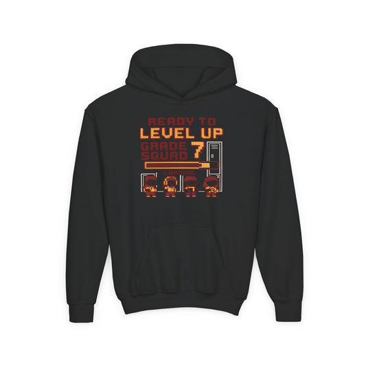 Level Up Quest, Hoodies for Back to School, Cool Hoodie for Back to School