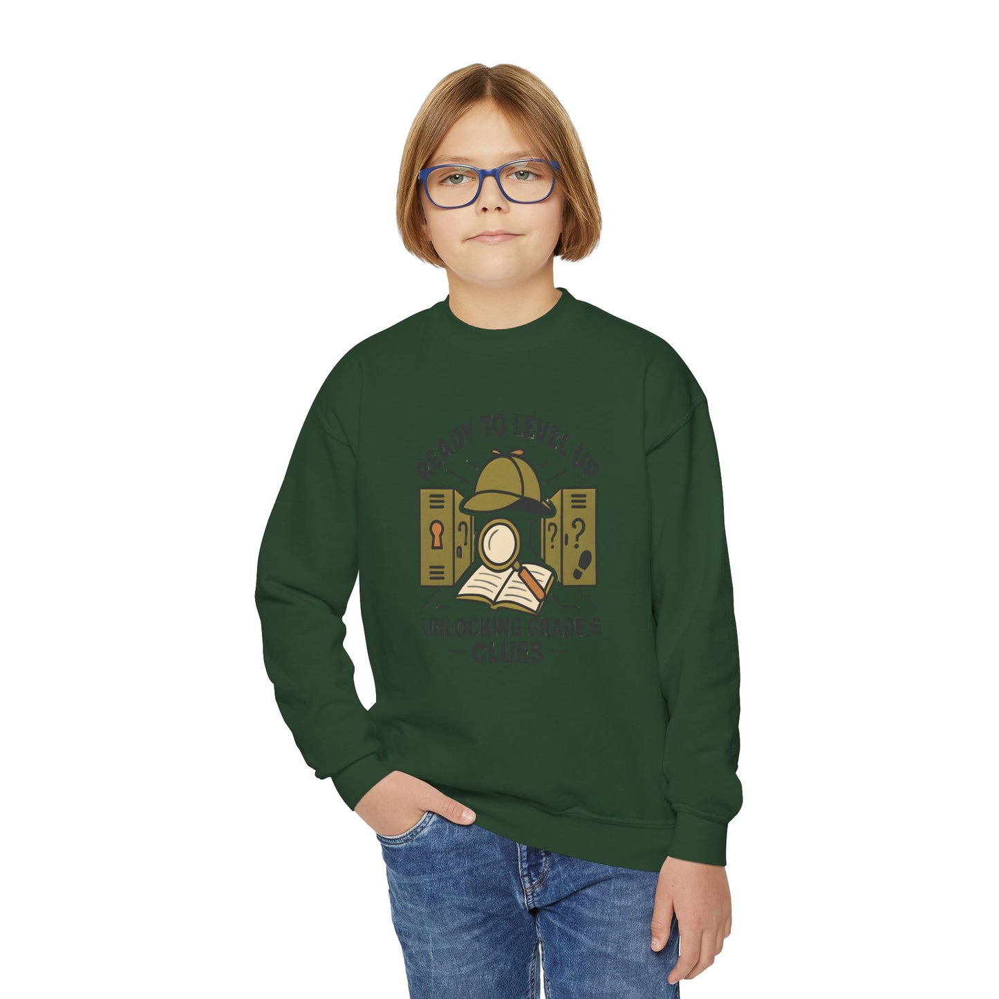 Clue Quest Sweatshirt for Back to School